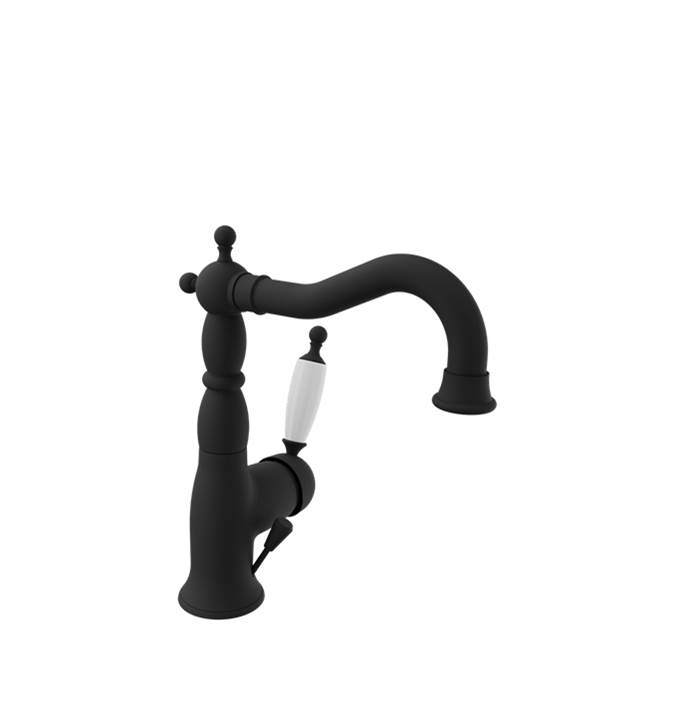 BARiL Antique style single hole lavatory faucet, drain included