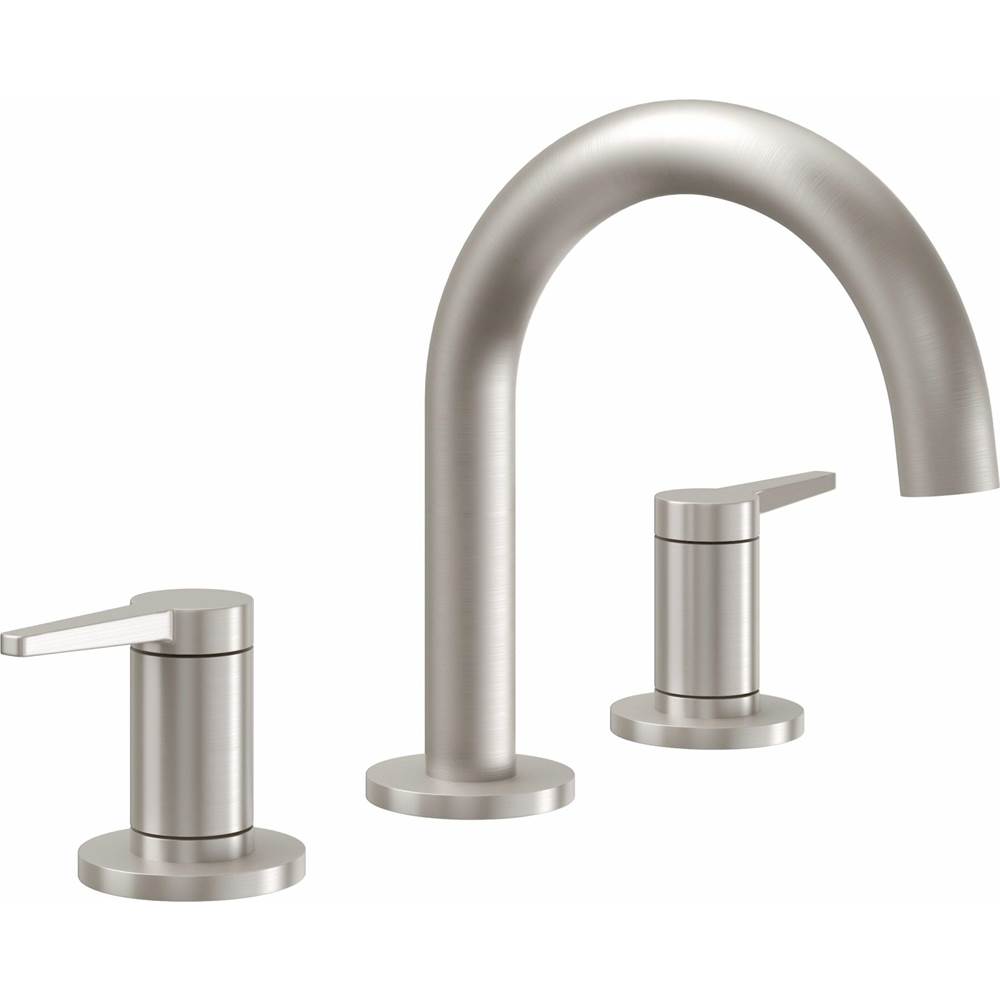 California Faucets 8'' Widespread Lavatory Faucet with ZeroDrain - Medium Spout