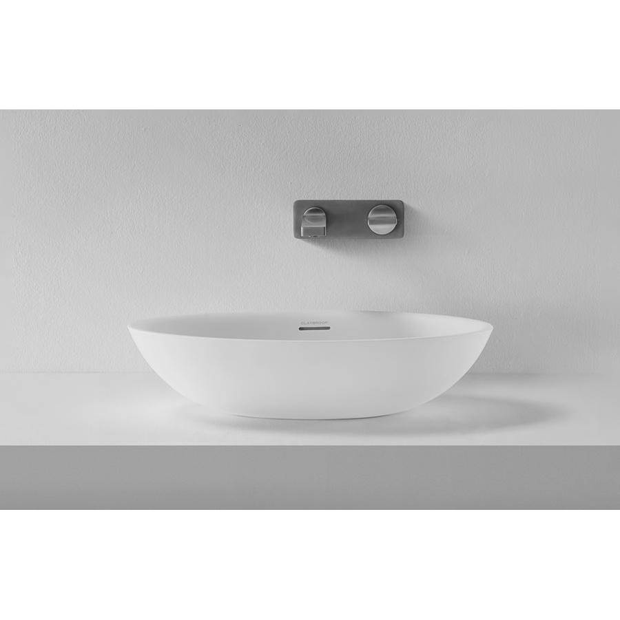 Claybrook Ellipse Tapered Rim Basin With Matching Pop-Up Waste In Brick