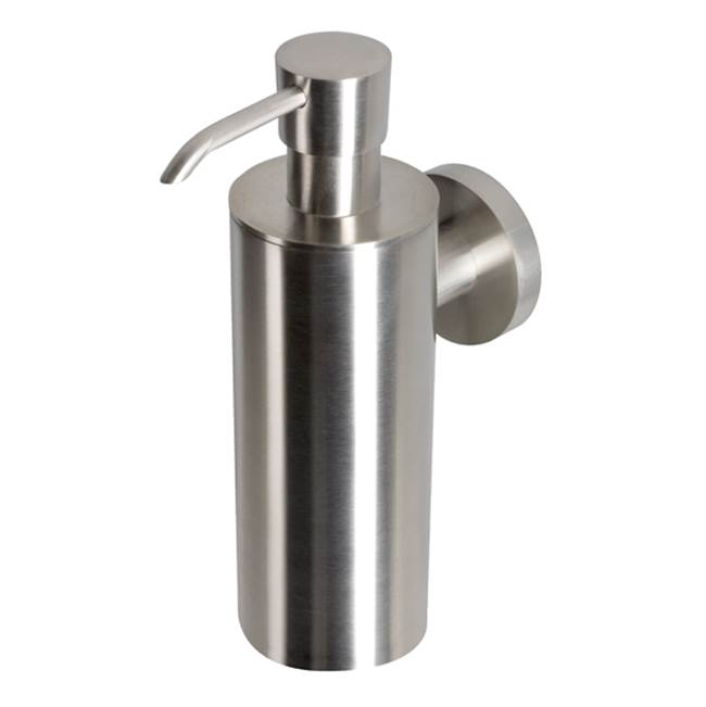 Nameeks Wall Mounted Satin Stainless Steel Soap Dispenser